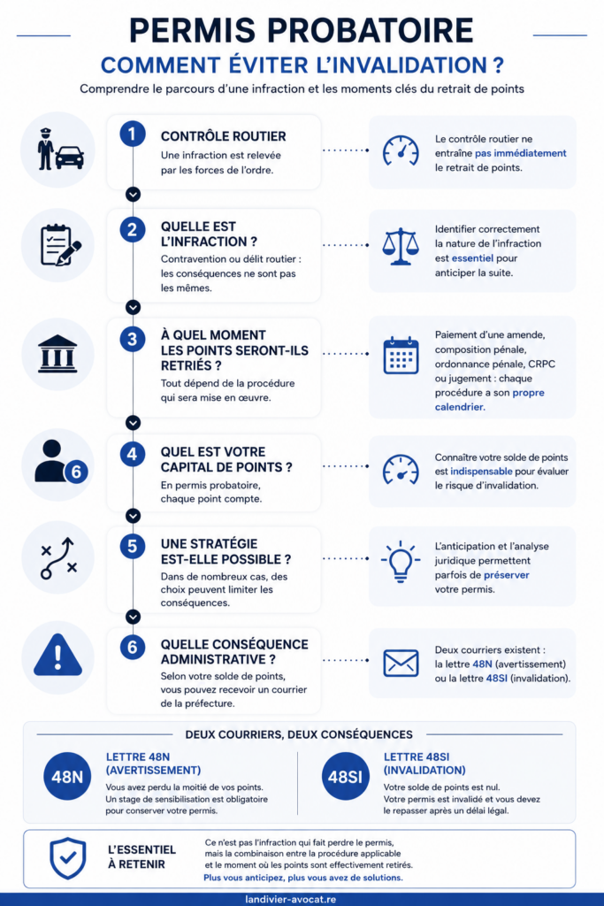 Eviter invalidation permis probatoire